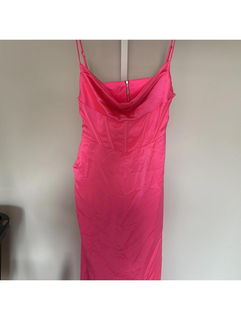 Retrofête ROSA CORSET DRESS hyper pink maxi - Picture 7 of 9